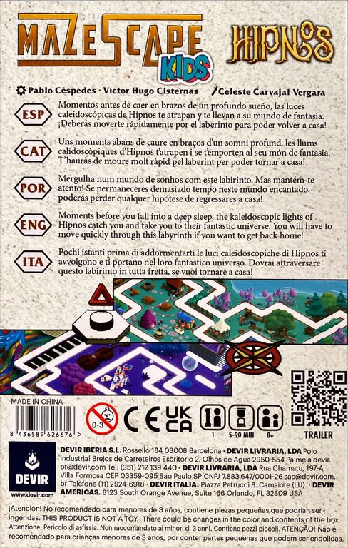 Mazescape Kids: Hipnos torna a scatola