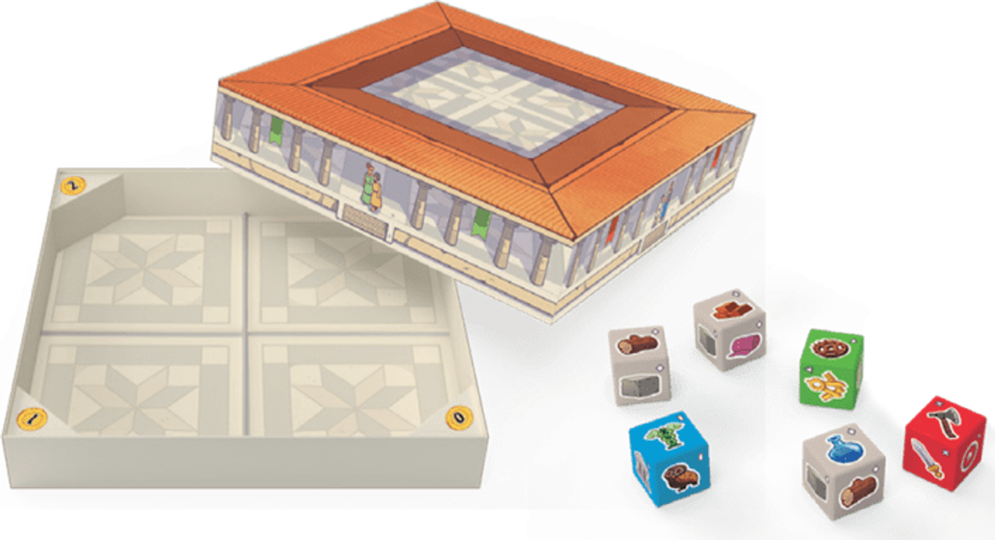 7 Wonders Dice caja