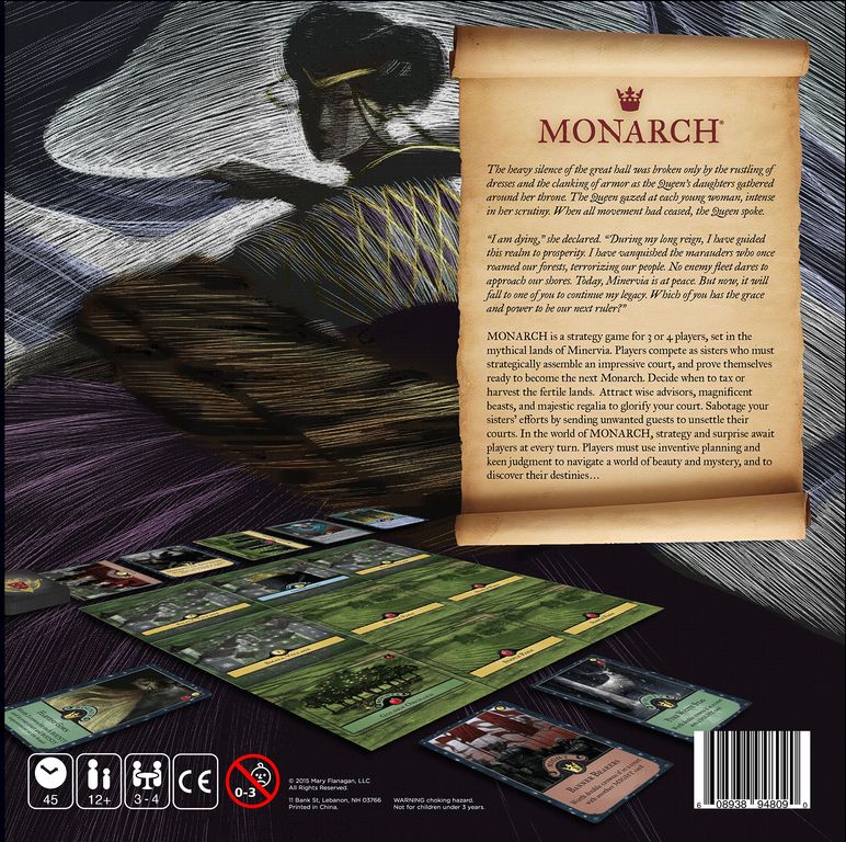 Monarch back of the box