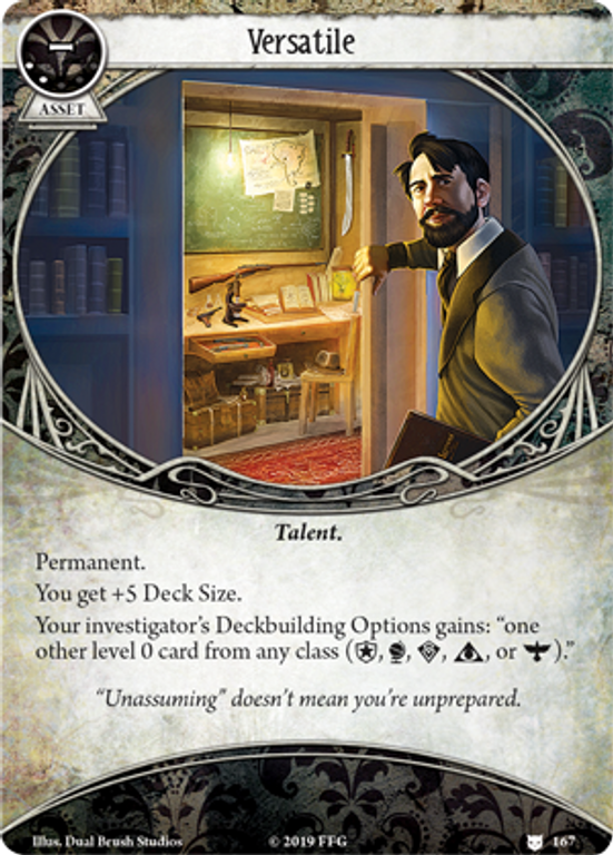 Arkham Horror: El Juego de Cartas - Mil Formas de Horror: Pack de Mitos versatile carta