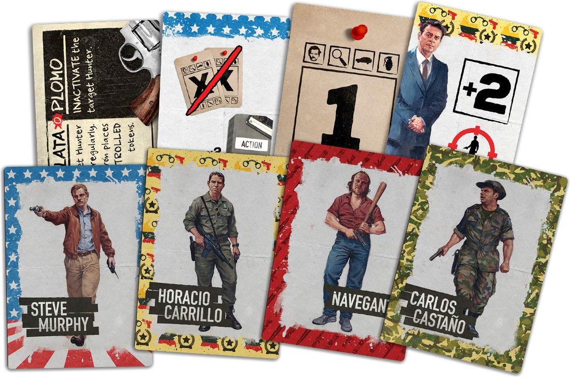 Narcos: The Board Game cards
