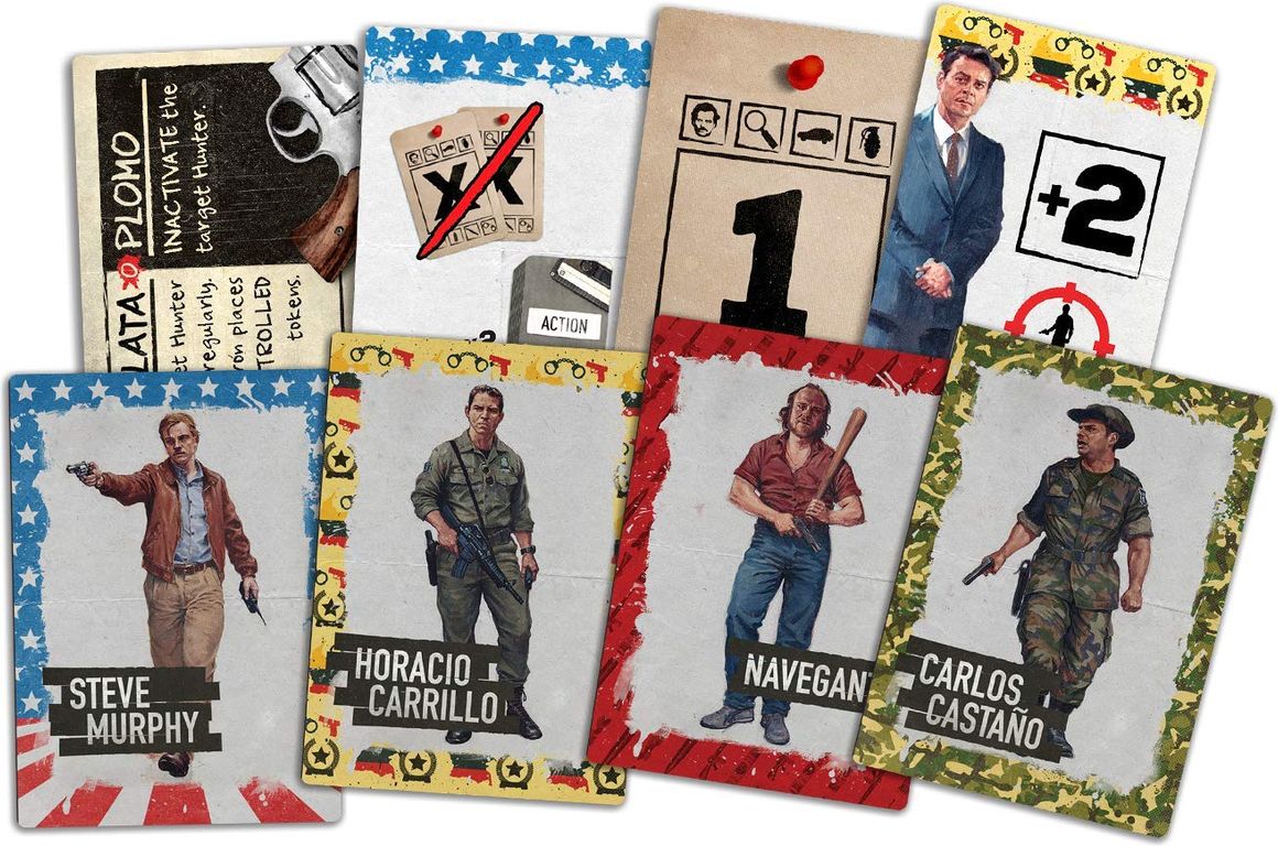 Narcos: El juego de tablero cartas