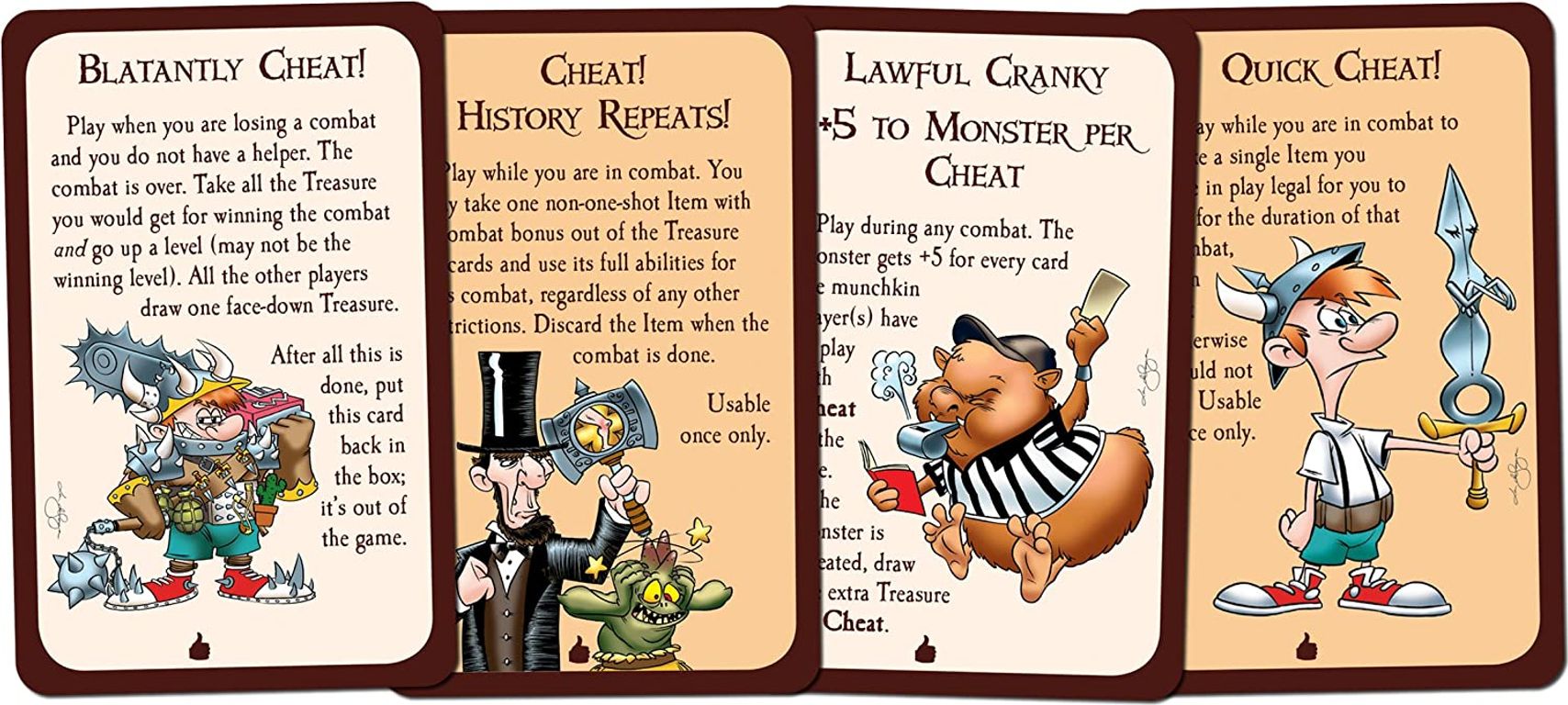 Munchkin Cheats cards