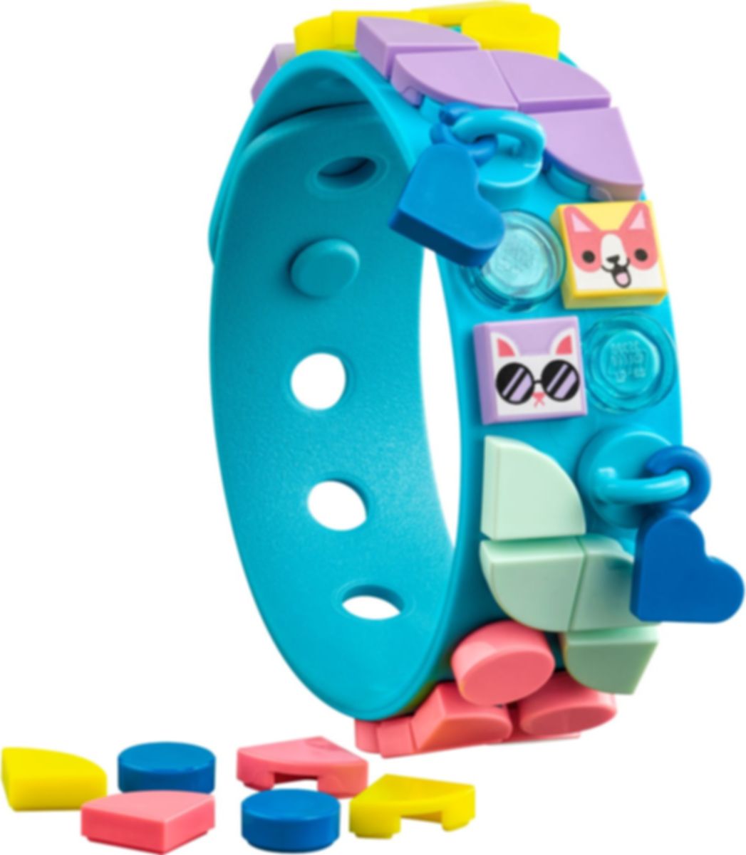 LEGO® DOTS Le bracelet Mes animaux de compagnie composants