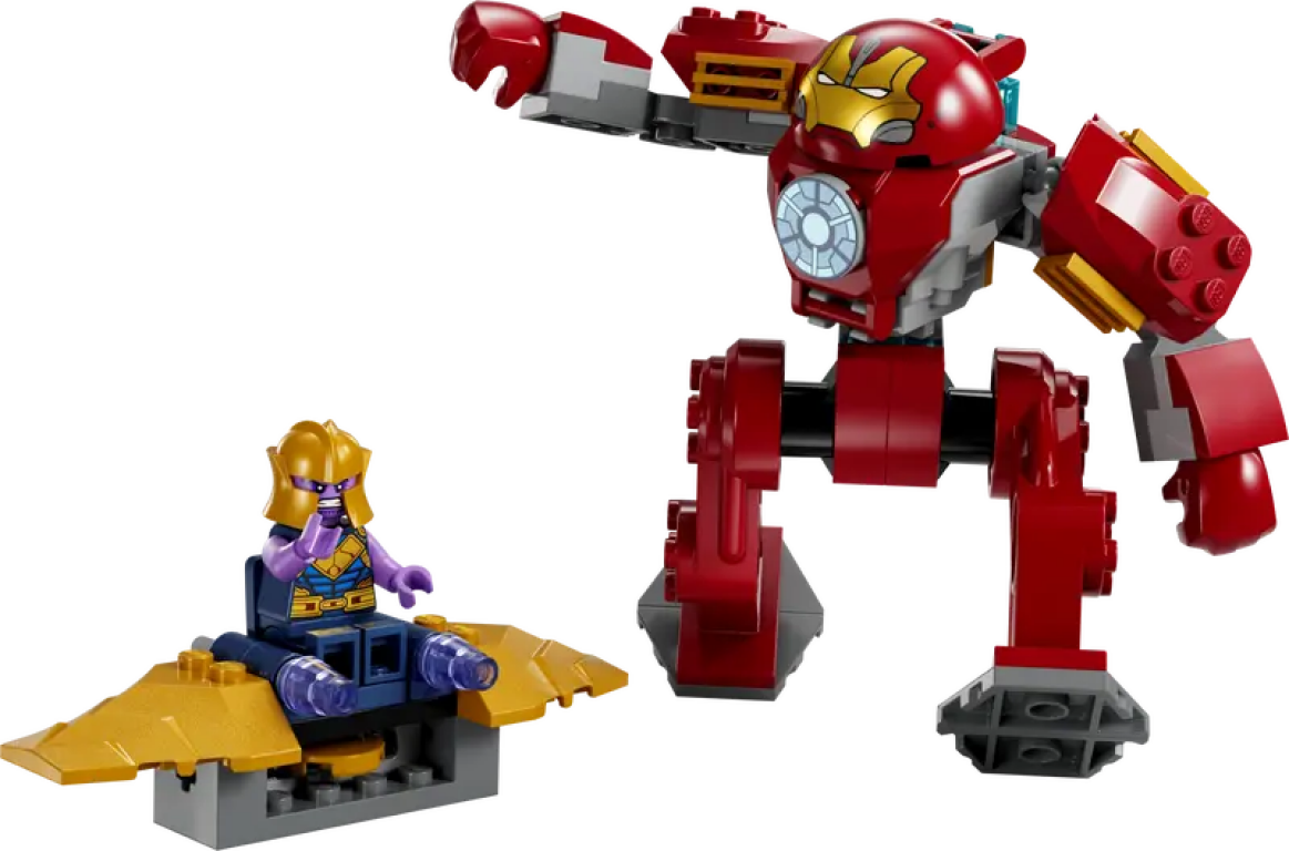 LEGO® Marvel Iron Man Hulkbuster vs. Thanos components