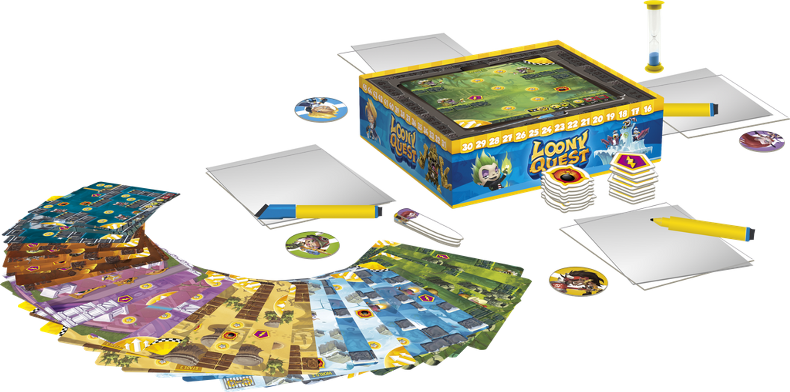 Loony Quest componenten