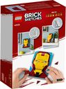 LEGO® Brick Sketches™ Iron Man back of the box
