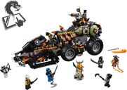 LEGO® Ninjago Le véhicule de combat Dieselnaut composants