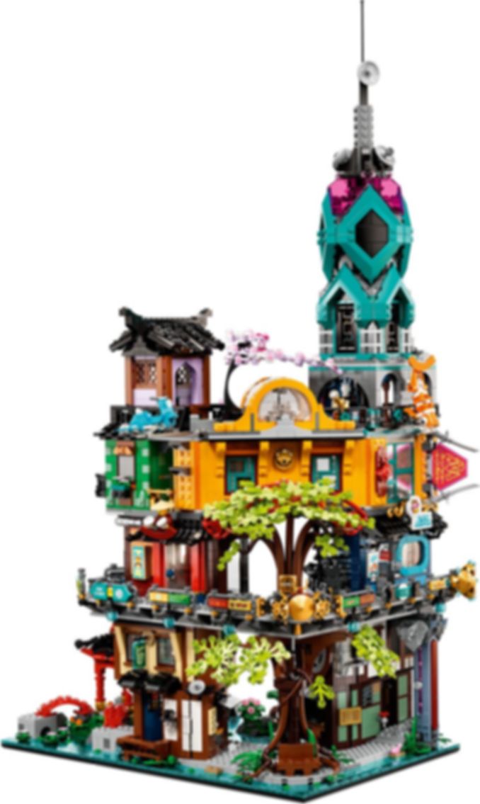 LEGO® Ninjago Les jardins de la ville de NINJAGO® composants