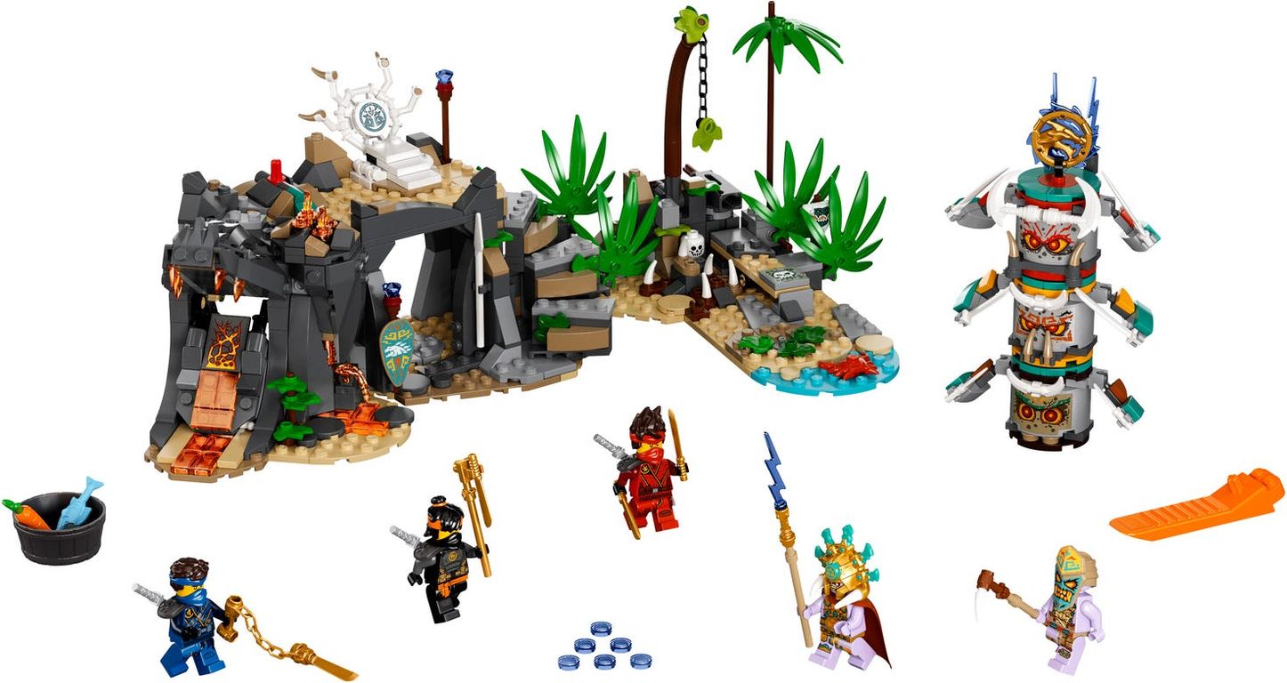 LEGO® Ninjago The Keepers' Village components