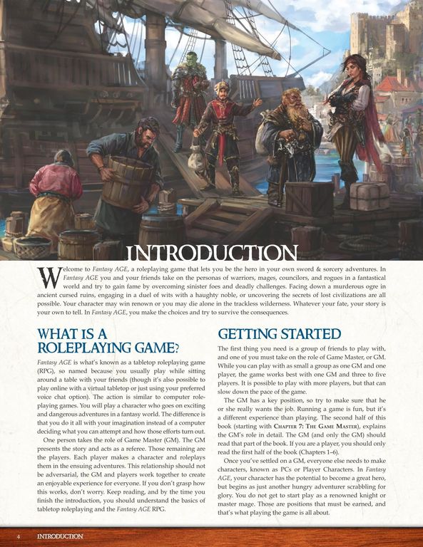 Fantasy AGE Core Rulebook manual