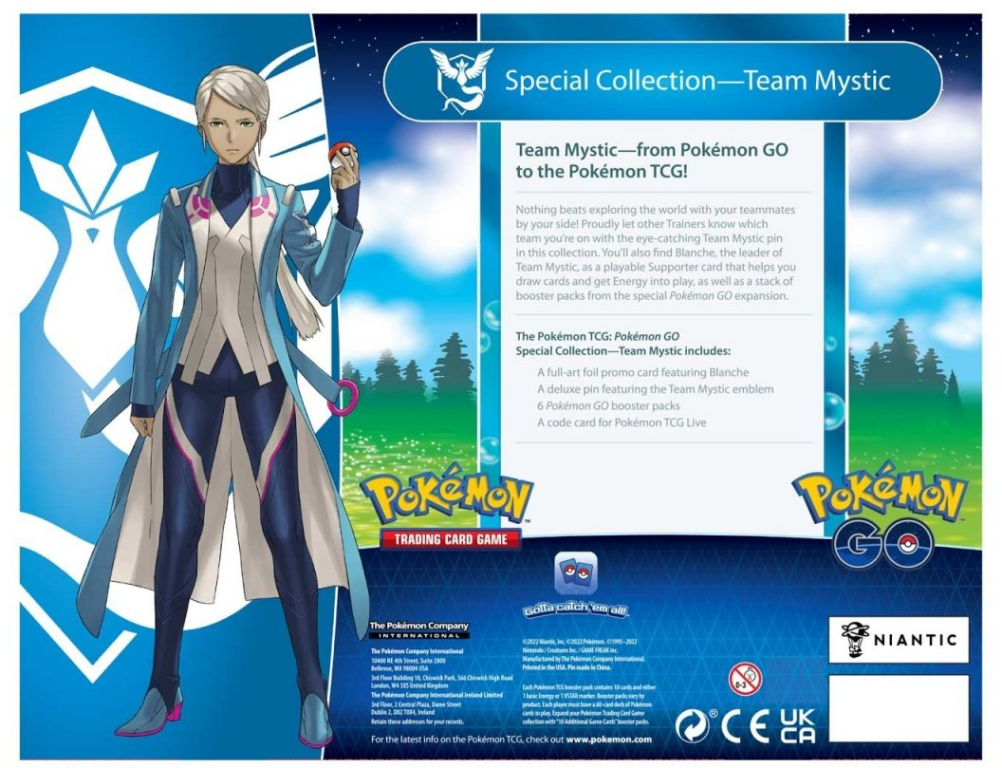 Pokémon TCG: Pokémon GO Special Collection (Team Mystic) torna a scatola