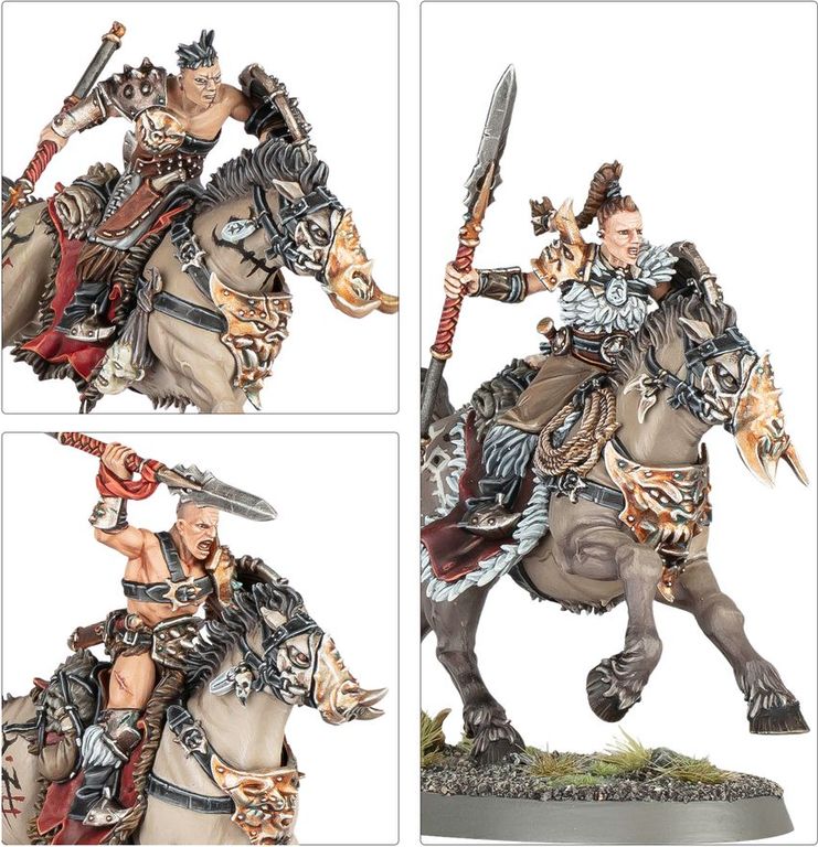 Warhammer: Age of Sigmar - Slaves to Darkness: Darkoath Fellriders miniaturas