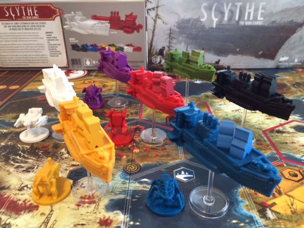 Scythe: Vientos de guerra y paz partes