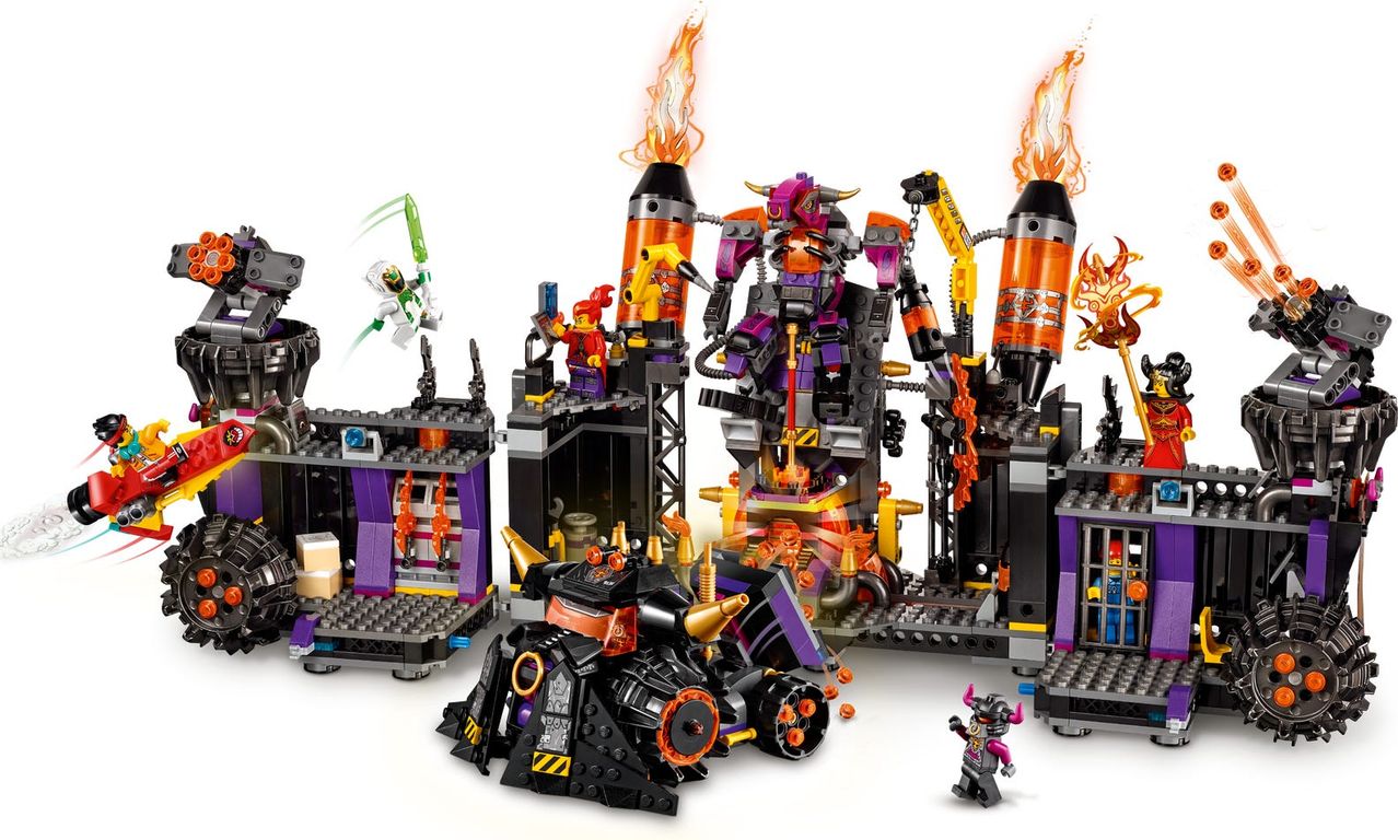 LEGO® Monkie Kid The Flaming Foundry components