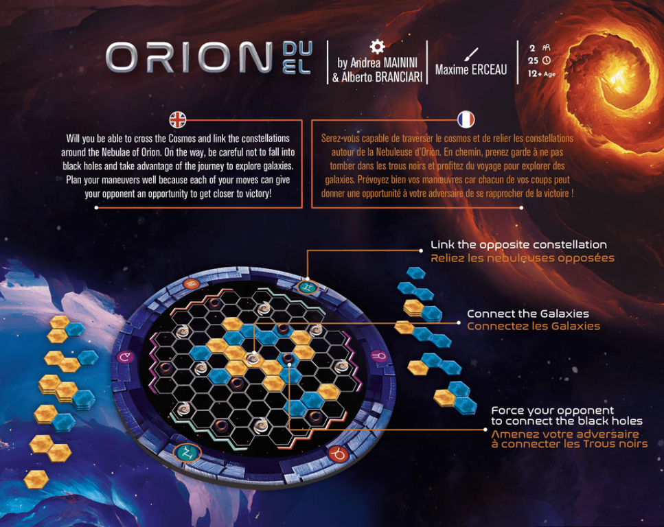 Orion Duel back of the box