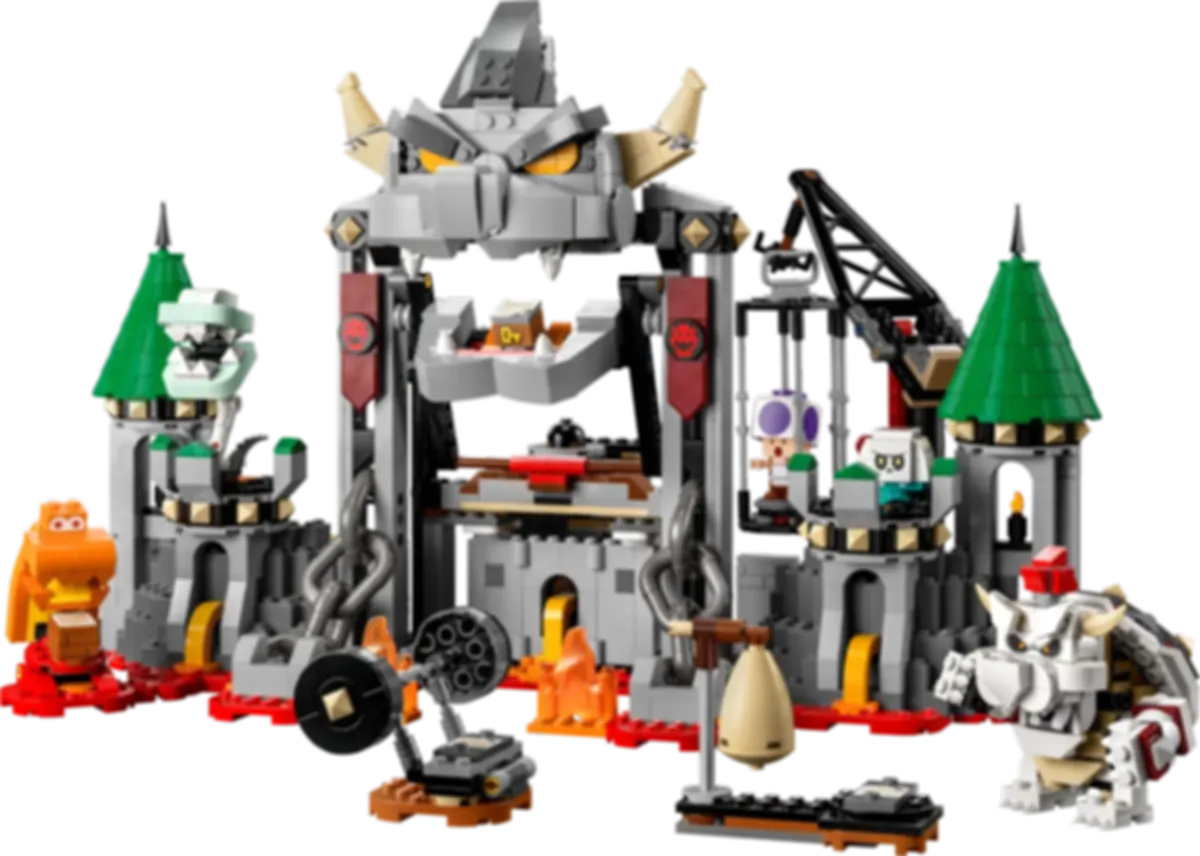 LEGO® Super Mario™ Knochen-Bowsers Festungsschlacht – Erweiterungsset komponenten