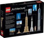 LEGO® Architecture New York achterkant van de doos