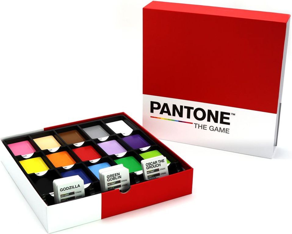 Pantone: The Game components