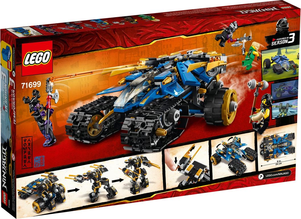 LEGO® Ninjago Thunder Raider achterkant van de doos