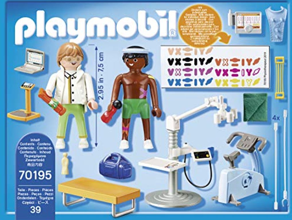 Playmobil® City Life Physical Therapist components