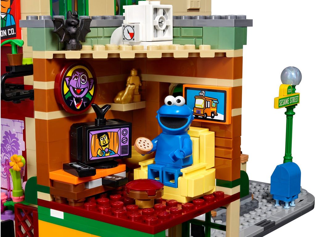 LEGO® Ideas 123 Sesame Street componenten