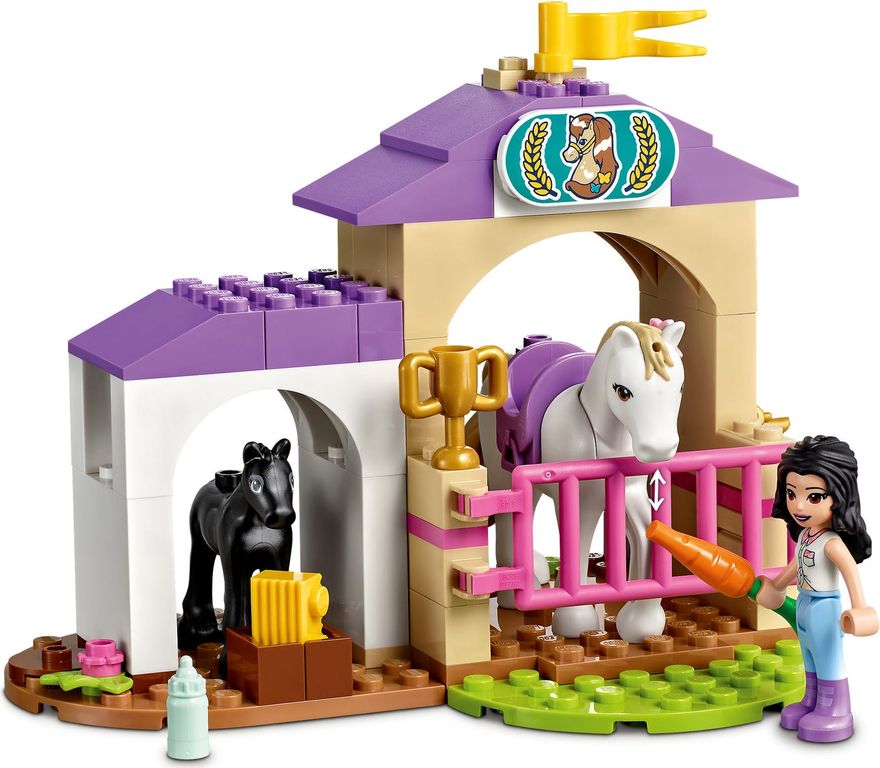 LEGO® Friends Trainingskoppel und Pferdeanhänger komponenten