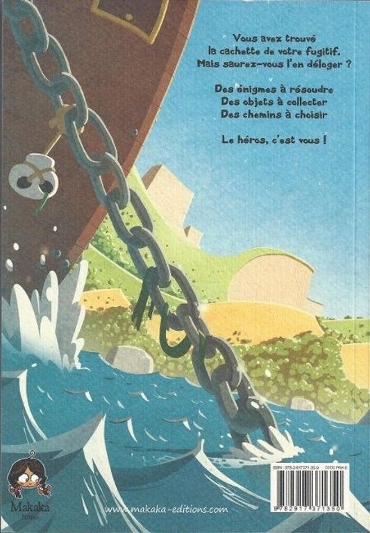 Pirates: The City of Skulls parte posterior de la caja
