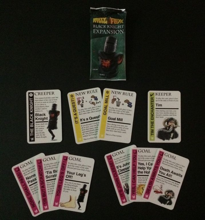 Monty Python Fluxx: Black Knight Expansion cards