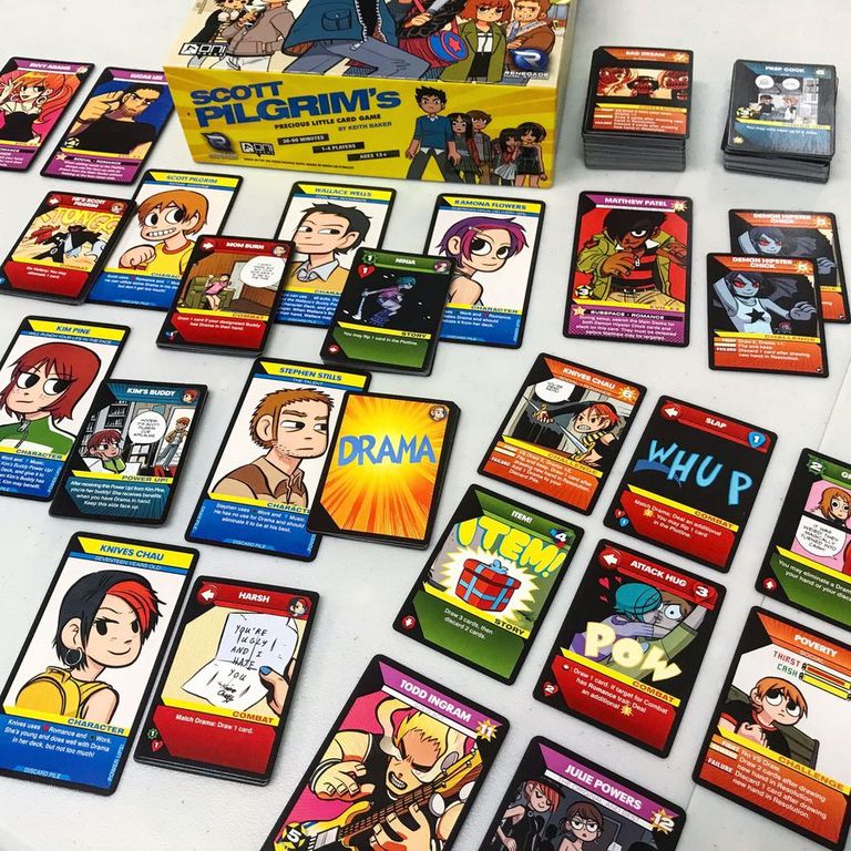 Scott Pilgrim's Precious Little Card Game kaarten