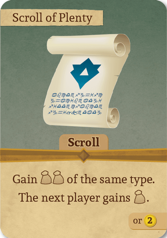 The King's Guild Scroll of plenty card