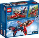 LEGO® City Vliegshowjet achterkant van de doos