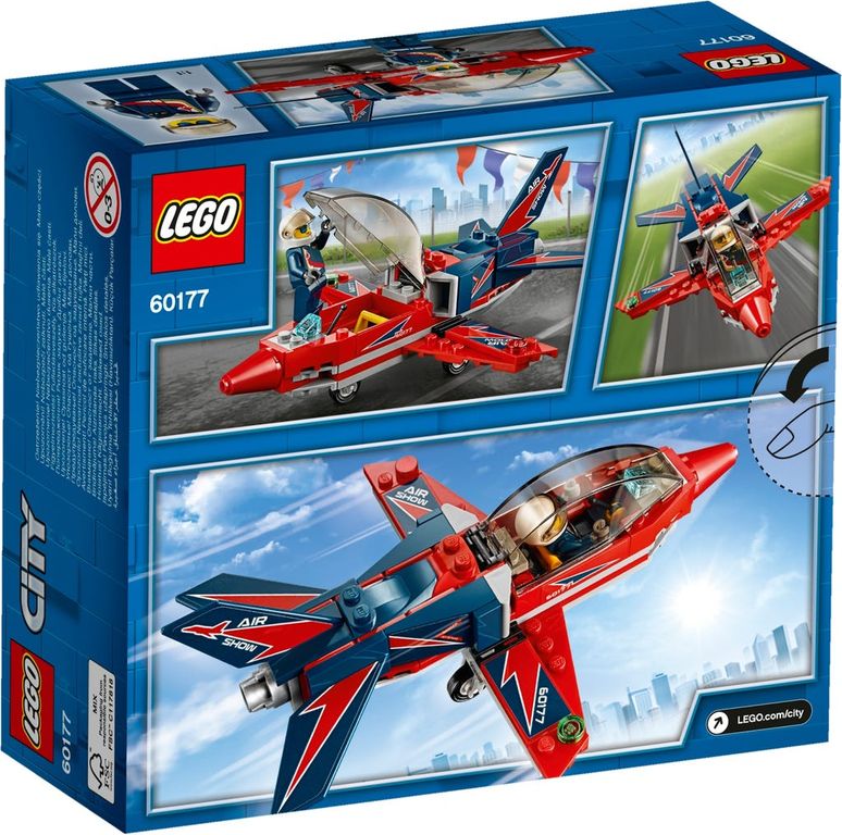 LEGO® City Le jet de voltige dos de la boîte