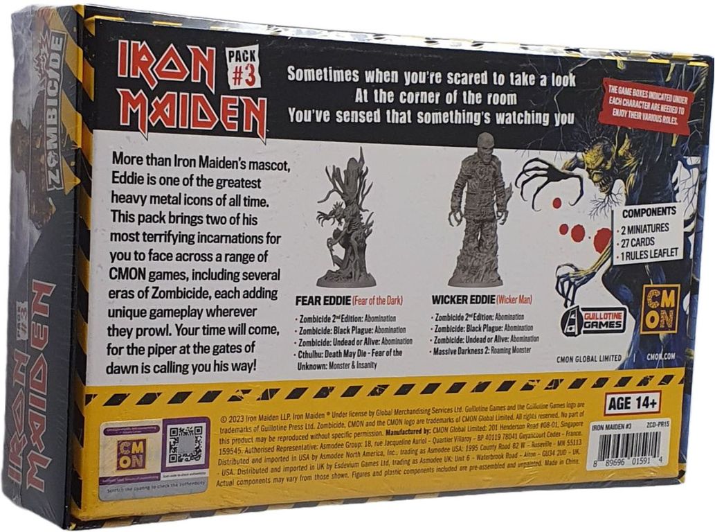 Iron Maiden Pack #3 torna a scatola