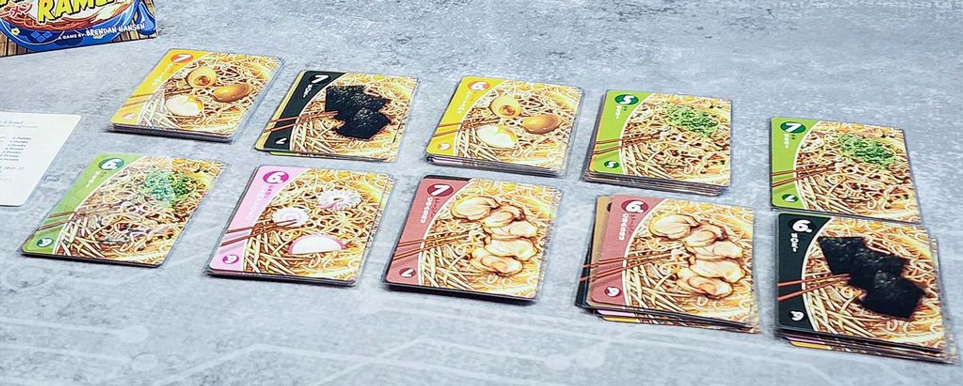 Ramen! Ramen! cartas