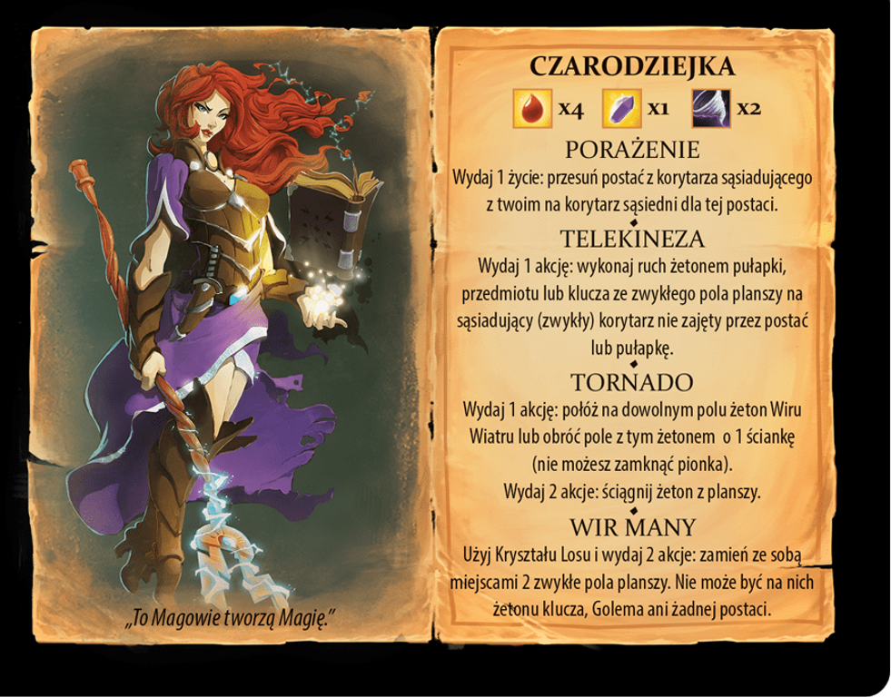 Labyrinth: The Paths of Destiny (Second Edition) Sorceress carta