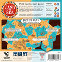 Land vs Sea parte posterior de la caja