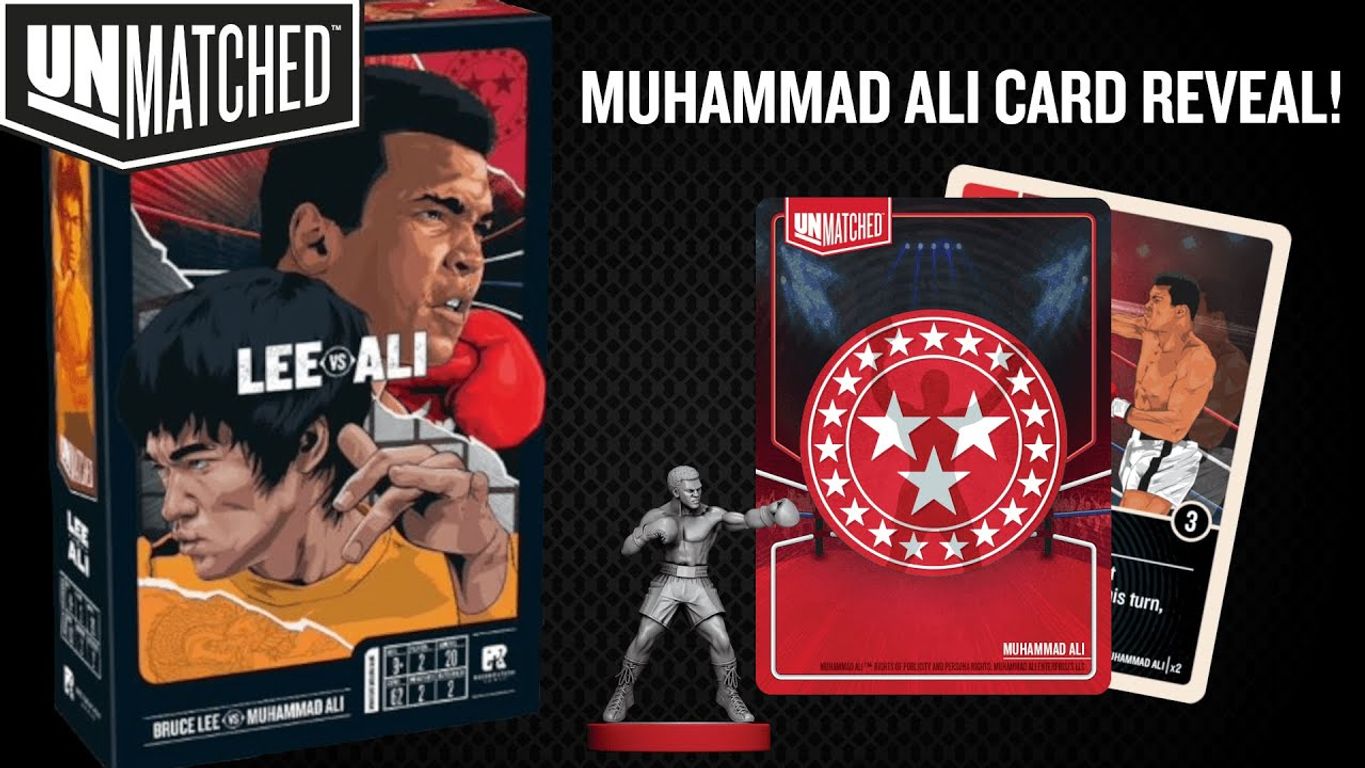 Unmatched: Lee vs Ali cards
