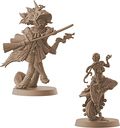 Massive Darkness 2: Heroes & Monster Set – Monks & Necromancers vs The Paragon miniatures