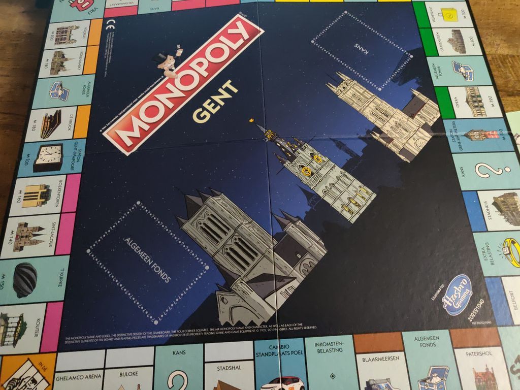 Monopoly: Gent game board
