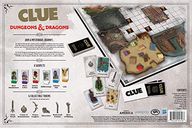 CLUE: Dungeons & Dragons achterkant van de doos