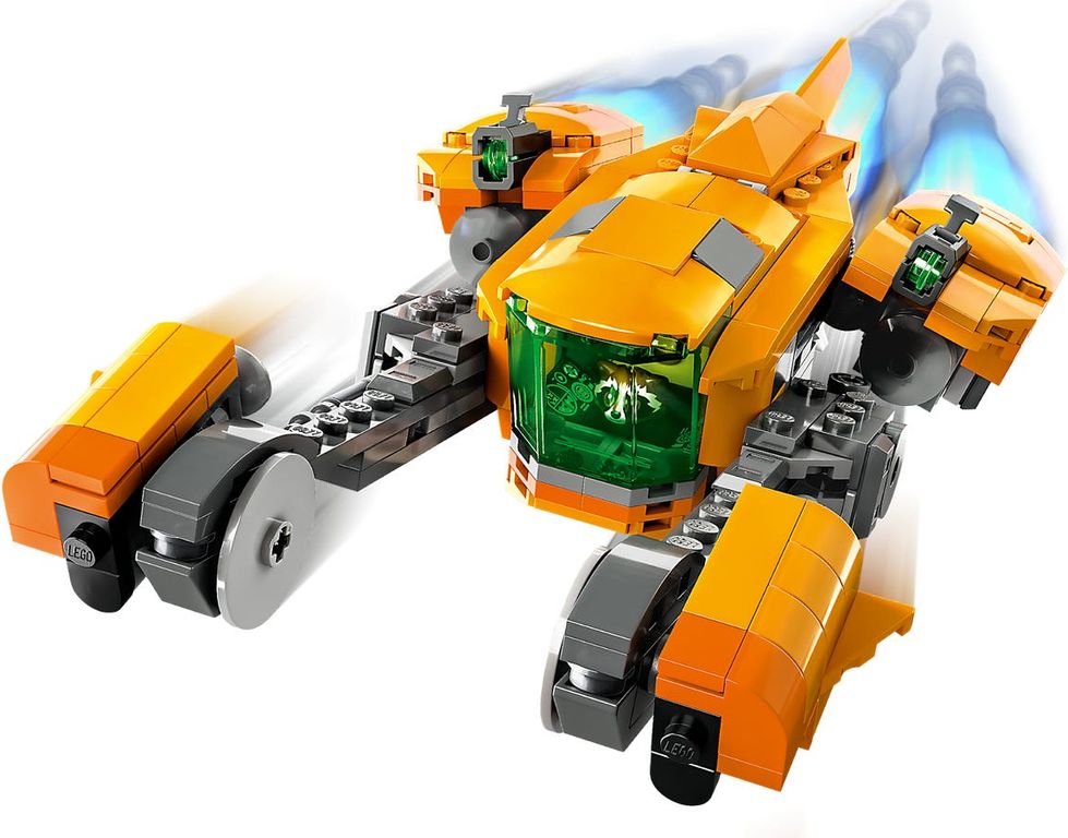 LEGO® Marvel Baby Rocket's Ship components