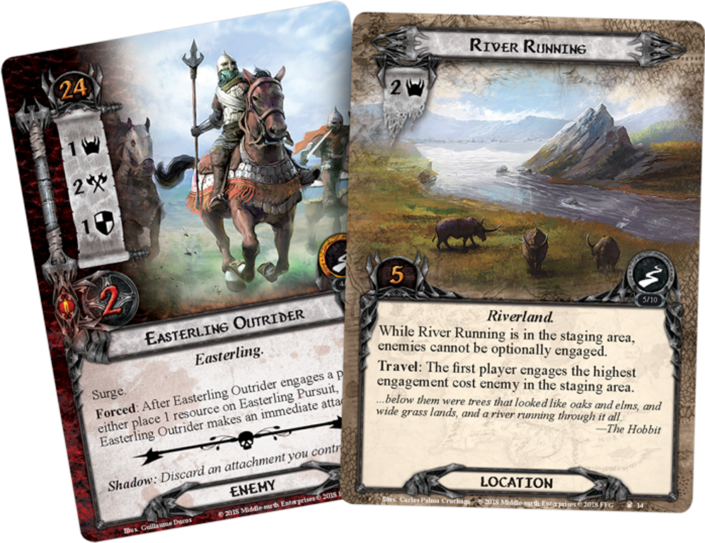 The Lord of the Rings: The Card Game - A Shadow in the East kaarten