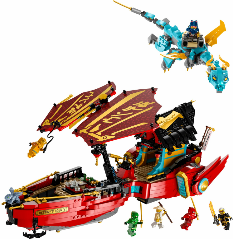 LEGO® Ninjago Destiny's Bounty – race tegen de klok componenten