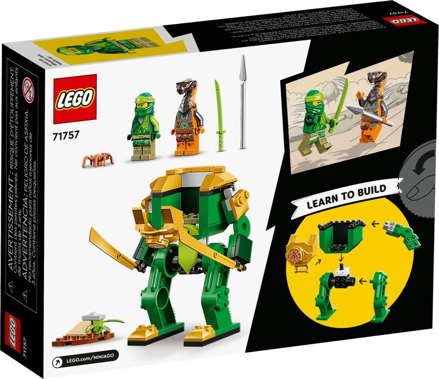 LEGO® Ninjago Lloyd's Ninja Mech back of the box