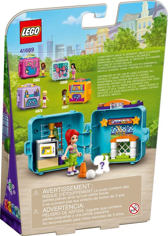 LEGO® Friends Mia's Soccer Cube back of the box