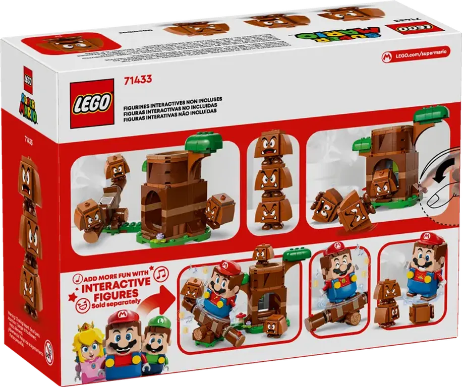 LEGO® Super Mario™ Gumba-Spielplatz rückseite der box