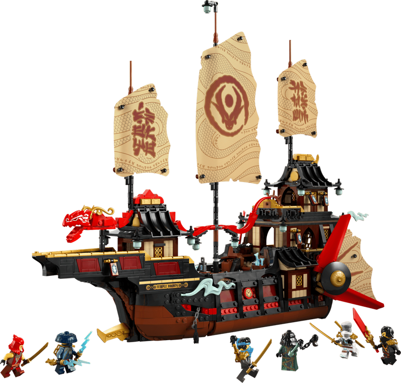 LEGO® Ninjago The Temple Bounty components