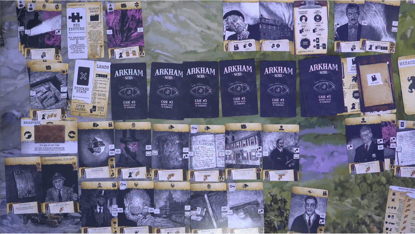 Arkham Noir: Case #3 – Infinite Gulfs of Darkness kaarten