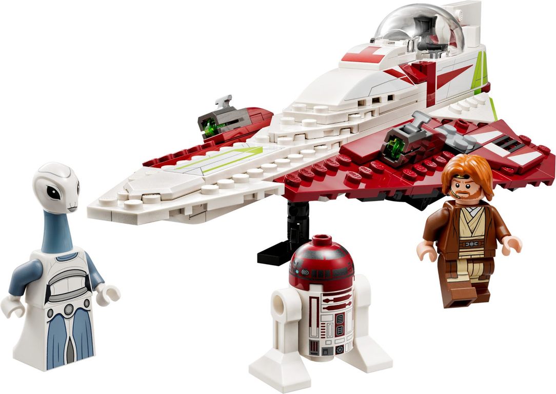 LEGO® Star Wars Obi-Wan Kenobi’s Jedi Starfighter™ components